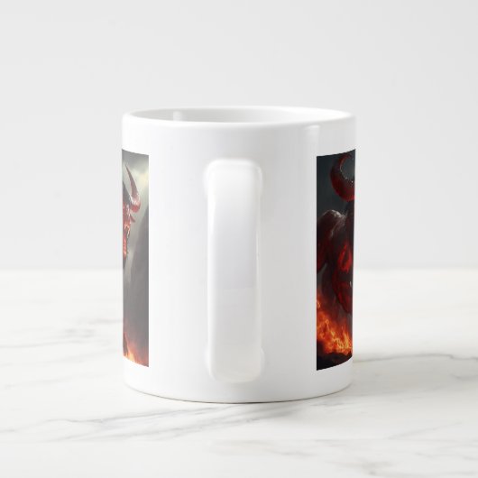 Hellish Red Skinner Jumbo-Tasse (Rückseite)