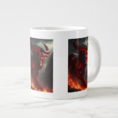 Hellish Red Skinner Jumbo-Tasse (Vorderseite Rechts)
