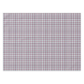Hellkariertes Retromuster braun-weiß Tischdecke (Vorderseite (Horizontal))