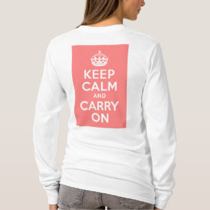 Hellkorallen-Keep Calm and Carry On T-Shirt