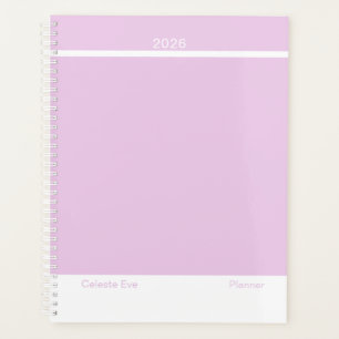 Helllila modernes Layout groß Planer