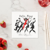 Helllo, Jungs Serviette (Beispiel)