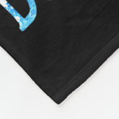 Hello 10 Double Digits Snowflakes Winter Christmas Fleecedecke (Ecke)