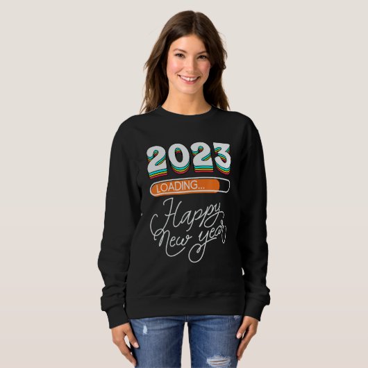 Hello 2023 Happy New Year 2023 31st December 2023  Sweatshirt (Vorne ganz)