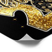 Hello 2026 Coquette Bow Leopard New Years Eve Part Poster (Ecke)