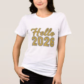  Hello 2026 Couple Matching T-Shirts (Vorderseite)