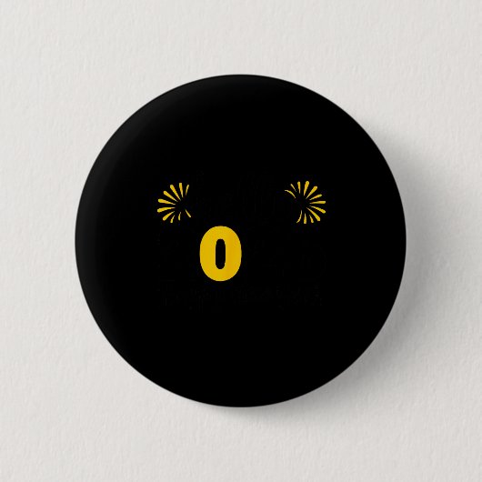 Hello 2026 Happy New Year 2026 New Year's Eve Part Button (Vorderseite)
