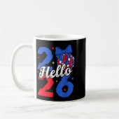 Hello 2026 Happy New Year 2026 New Year's Eve Part Kaffeetasse (Links)