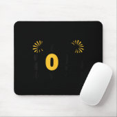 Hello 2026 Happy New Year 2026 New Year's Eve Part Mousepad (Mit Mouse)