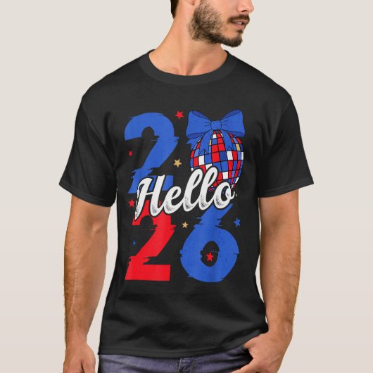 Hello 2026 Happy New Year 2026 New Year's Eve Part T-Shirt (Vorderseite)