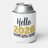 Hello 2026 Happy New Year Dosenkühler (Kanne Rückseite)