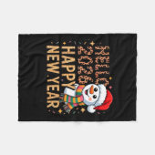 Hello 2026 Happy New Year Fleecedecke (Vorderseite (Horizontal))