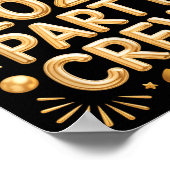 Hello 2026 Party Crew New Years Eve Celebration  Poster (Ecke)