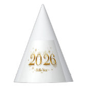 Hello 2026 Party Hat Partyhütchen (Vorderseite)
