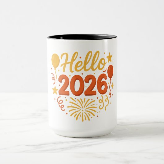 Hello 2026 tasse (Zentrum)