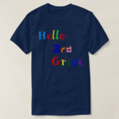 Hello 3. Klasse T-Shirt (Design vorne)