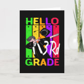 Hello 3rd Grade|Back to School Hello 3rd Grade Karte (Vorderseite)