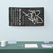 Hello 40 Birthday Cruise Door Banner (Messe)