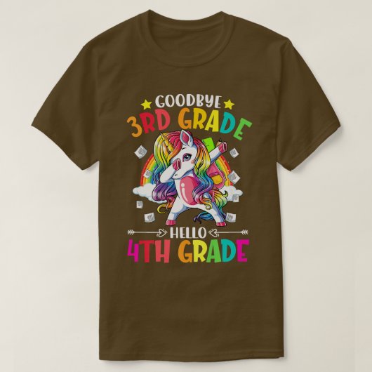 Hello 4th Grade Teacher Student Back To School Uni T-Shirt (Design vorne)