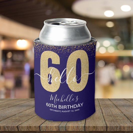 Hello 60! - Elegant 60th Birthday Woman Dosenkühler