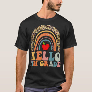 HELLO 7. GRADE LEOPARD RAINBOW WIEDER AN SC T-Shirt