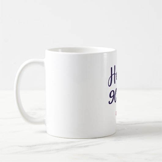 Hello 90s Handy Kaffeetasse (Links)