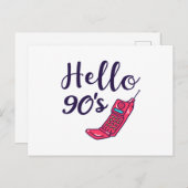 Hello 90s Handy Postkarte (Vorne/Hinten)