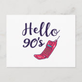 Hello 90s Handy Postkarte (Vorderseite)
