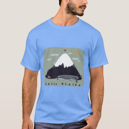 hello alaska Oversized T-Shirt (Vorderseite)