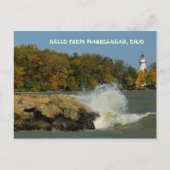 HELLO AUS MARBLEHEAD, OHIO POSTKARTE (Vorderseite)