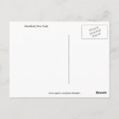 HELLO AUS NEW YORK STAAT IM HERBST Postkarte (Rückseite)