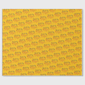 Hello Autumn Erntedank Wrapping Paper Geschenkpapier (Flach)