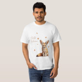 Hello Autumn Fennec Fox T-Shirt (Vorne ganz)