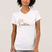 Hello Autumn Graphic T-Shirt - Minimalistisch Herb (Vorderseite)