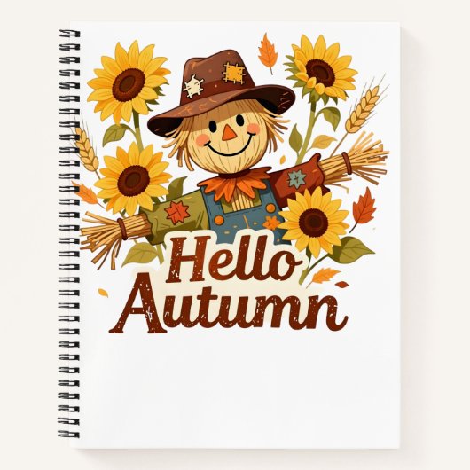 Hello Autumn Notizblock (Vorderseite)