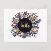 Hello autumn postkarte (Vorderseite)