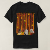 Hello Autumn Rabbit Maple Leaf Fall Pumpkin Mens W T-Shirt (Design vorne)