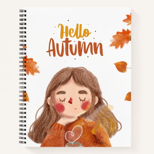 Hello Autumn Spiral Notebook - Cozy & Creative Notizblock (Vorderseite)
