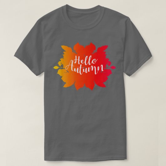 Hello AutumnT-Shirt T-Shirt (Design vorne)