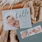 Hello Baby | Ankündigung von Foto zur Geburt