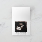 Hello Baby Announccard Ankündigung (Innenseite)
