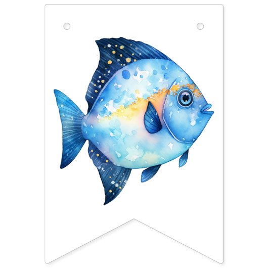 Hello Baby Aquatic Friends Wimpelkette (Zweite Fahne)