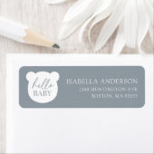 Hello Baby Bear Baby Showadresse (Insitu)