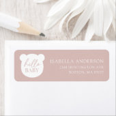 Hello Baby Bear Baby Showadresse (Insitu)