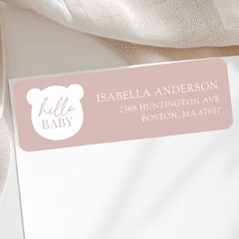 Hello Baby Bear Baby Showadresse