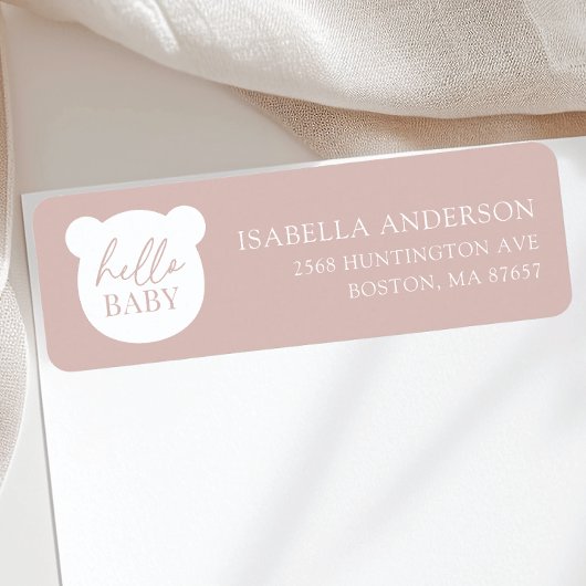 Hello Baby Bear Baby Showadresse