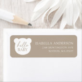 Hello Baby Bear Baby Showadresse (Insitu)