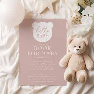 Hello Baby Bear Babybuchkarte Begleitkarte