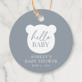 Hello Baby Bear Boy Geschenkanhänger (Vorderseite)