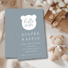 Hello Baby Bear Diaper Raffle